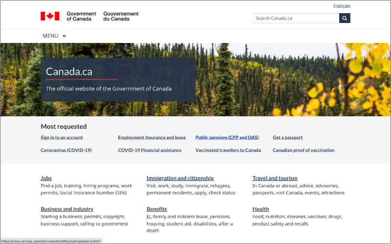 CRA website